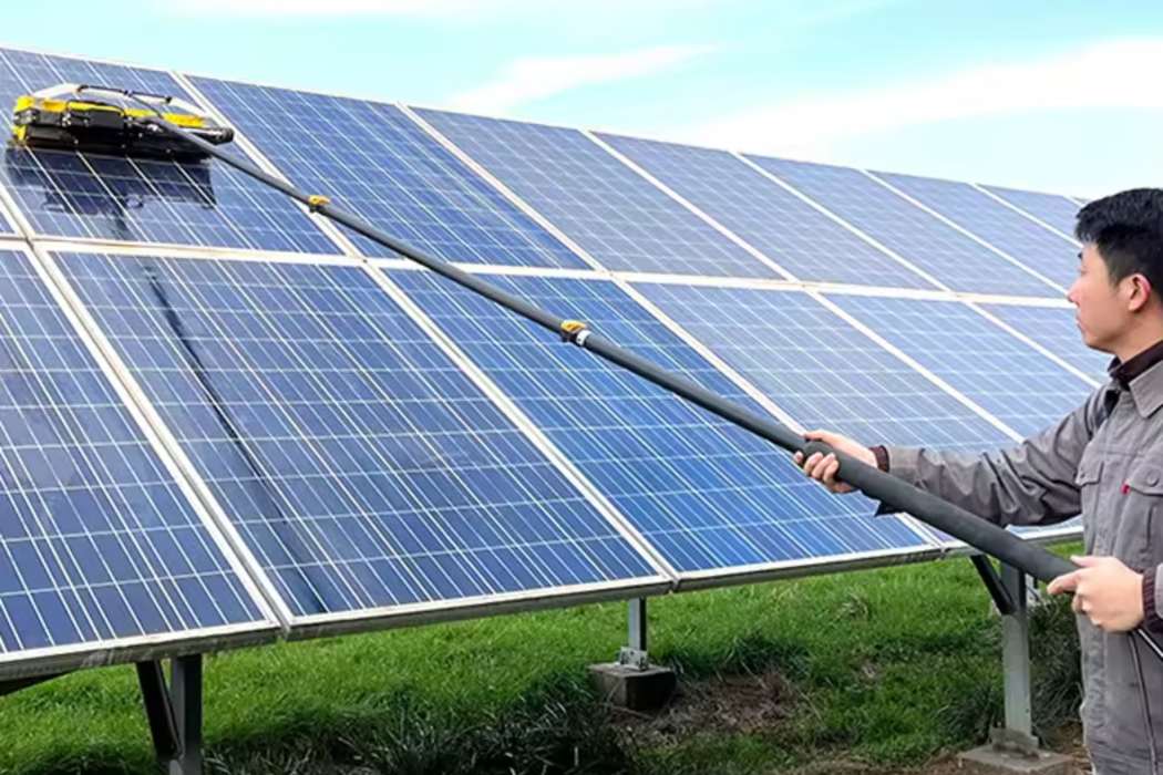 Solar Panel Cleaning Telescoping Pole