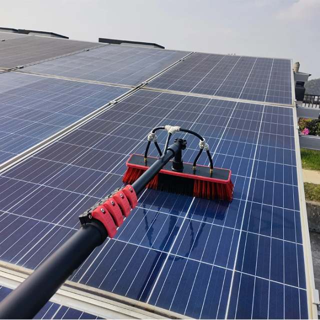 Solar Panel Cleaning Telescoping Pole