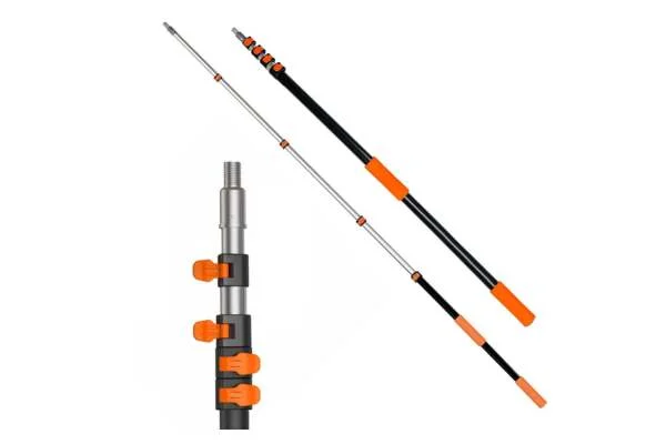 50 inch telescopic spinning fishing pole Plusinno Rod for Bass fishing Thicker AAA cork handles designed for ice fishing with Haat logo etched into the handle and foregrip Telescopic Fishing Rods for Travel