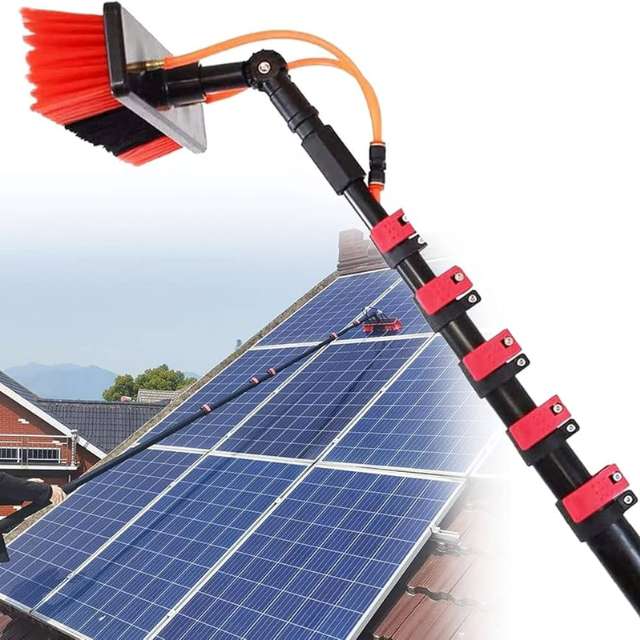 Aluminum Flip Lock Telescopic Pole for Solar Panel Cleaning