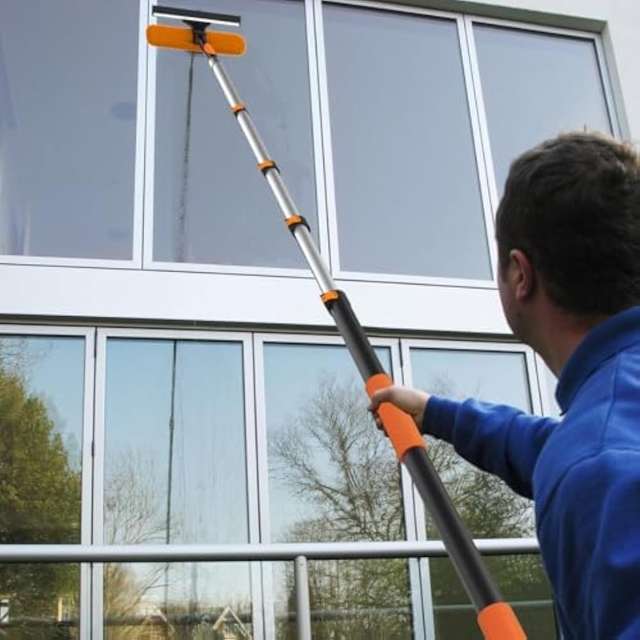 Aluminum Flip Lock Telescopic Pole for Window Cleaning