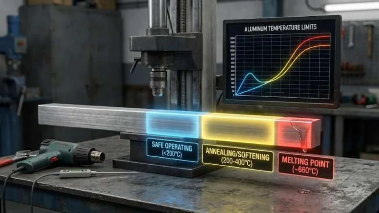 À partir de quelle température l'aluminium devient-il trop chaud ?