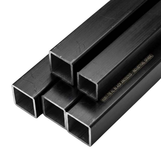 Black Aluminum Square Tubing