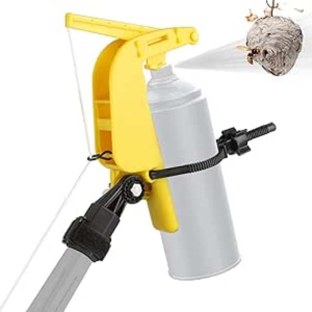 Heavy-duty spray can extension pole