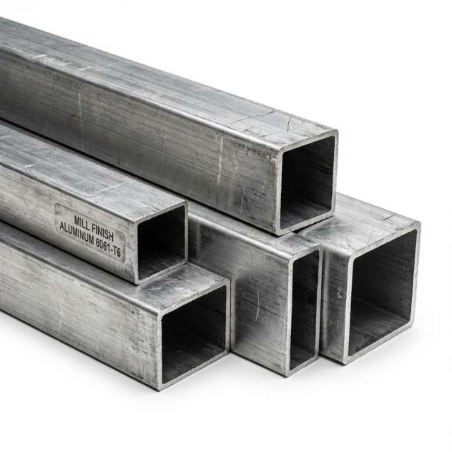 Mill Finish Aluminum Square Tubing