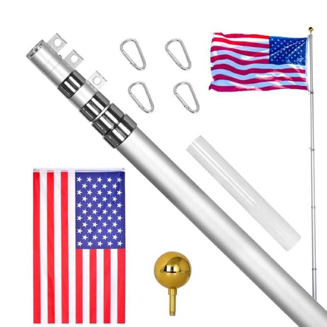 Portable Collapsible Telescoping Flag poles