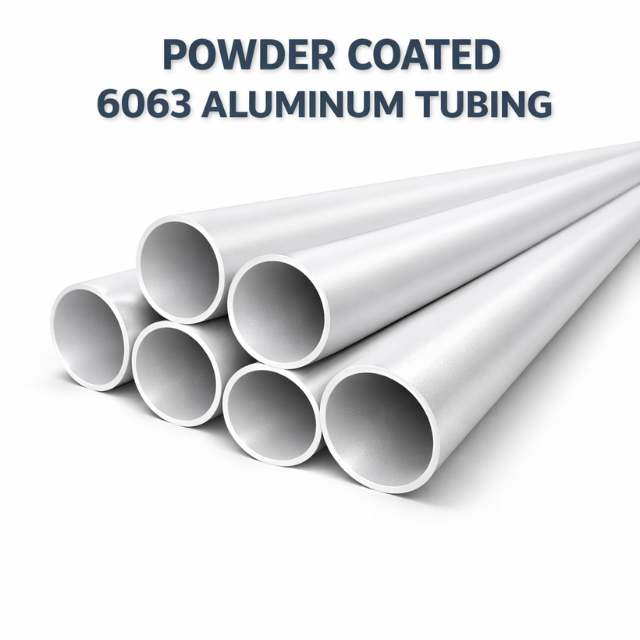 Powder Coated 6063 Aluminum Tubing