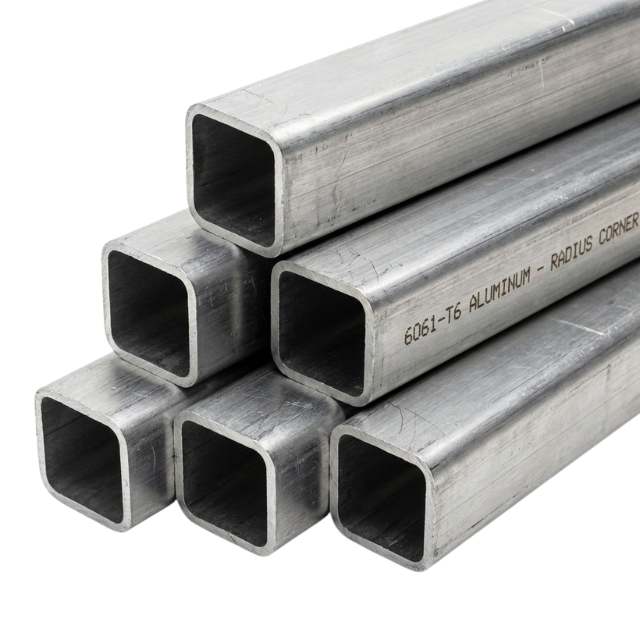 Radius Corner Aluminum Square Tubing