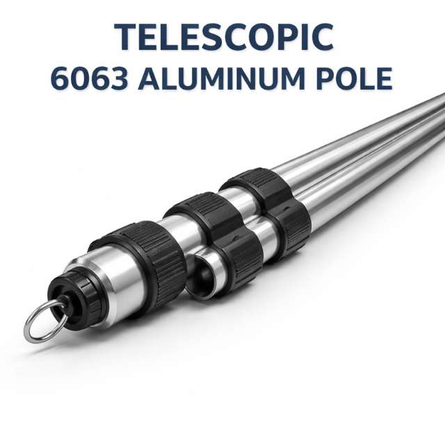 Telescopic 6063 Aluminum Pole