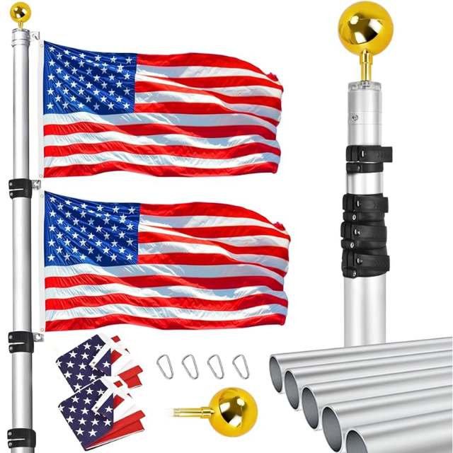40 ft telescoping flagpole