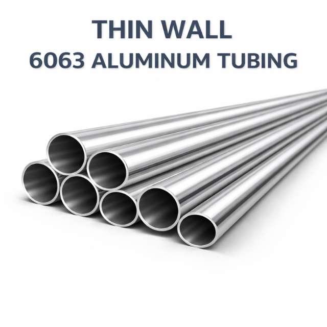 Thin Wall 6063 Aluminum Tubing