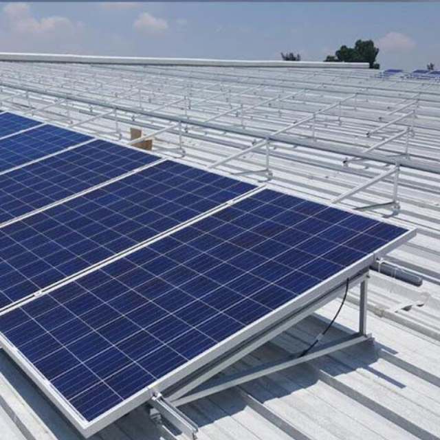 Solar Panel Frame for Flat Roof