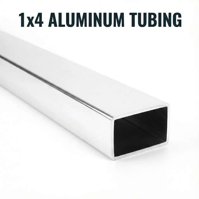 1x4 Aluminum Rectangular Tubing