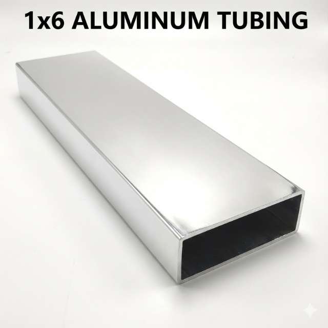 1x6 Aluminum Rectangular Tubing