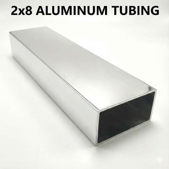 2x8 Aluminum Rectangular Tubing