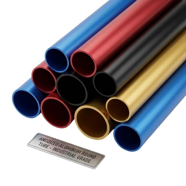Anodized Aluminum Round Tube