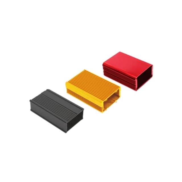 Custom anodized heatsink enclosure