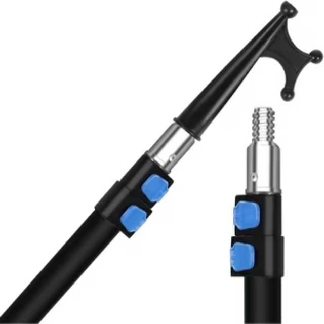 External Flip Lock Telescopic Pole Hook