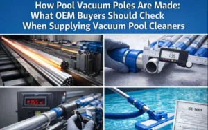 How Pool Vacuum Poles Are Made for OEM aluminum pole manufacturing