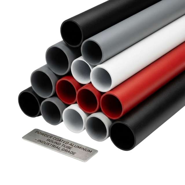 Powder Coated Aluminum Round Tube