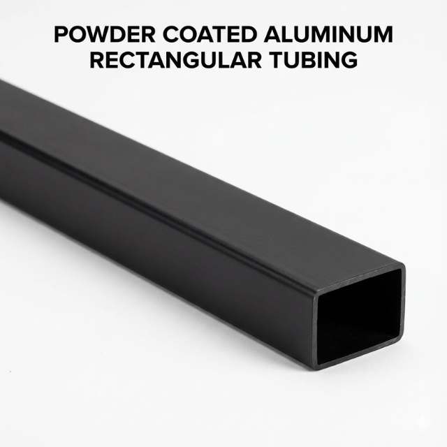 Powder Coated Aluminum Rectangular Tubing