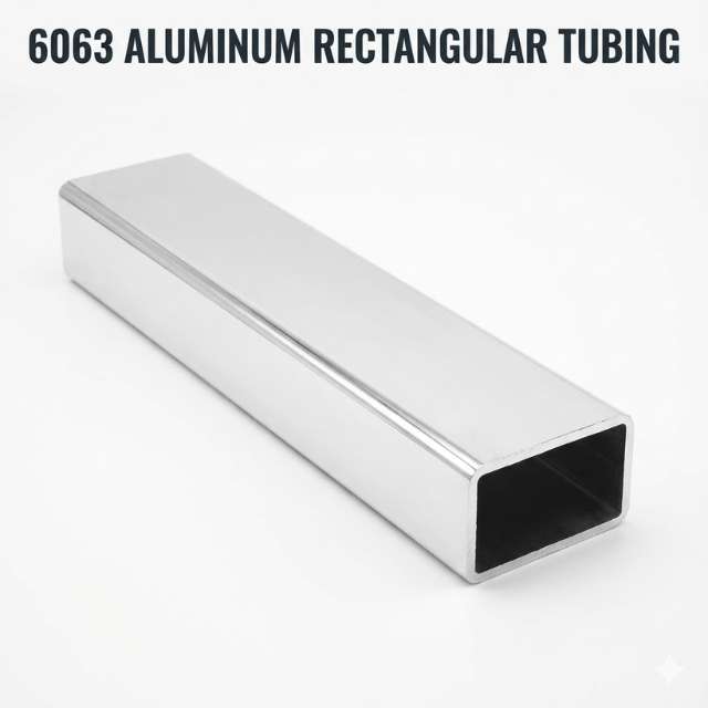 Aluminum Rectangular Tubing 6063