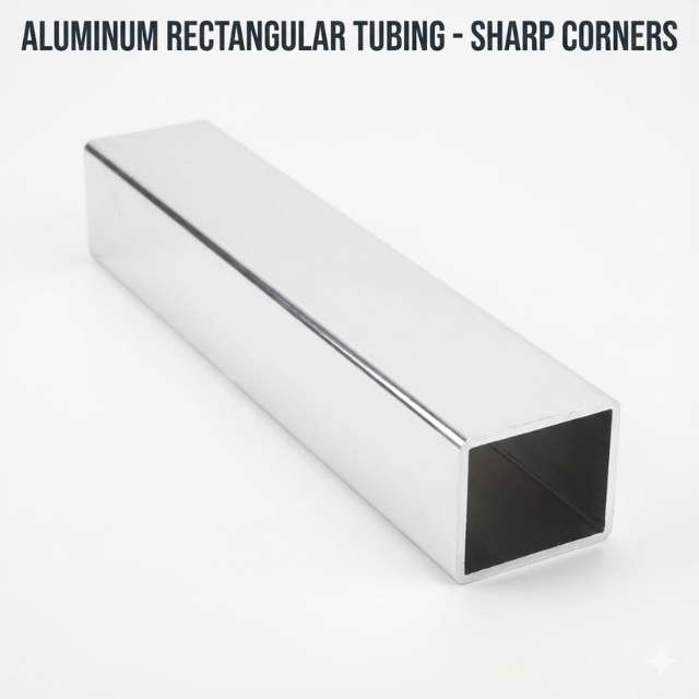 Aluminum Rectangular Tubing Sharp Corners