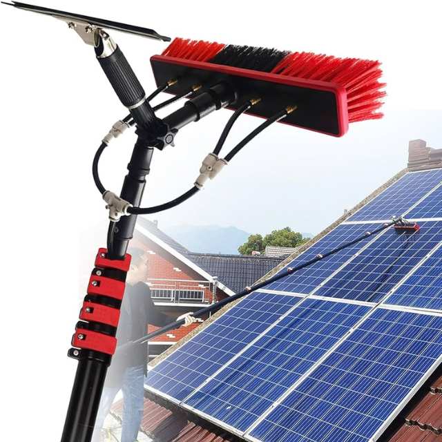 Perche de nettoyage de panneaux solaires de 9 m (30 pi)