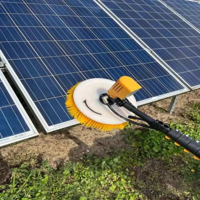 Perche de nettoyage pour panneaux solaires en aluminium 6063