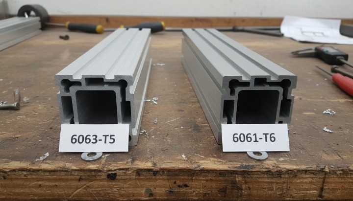 6063 vs 6061 aluminum extrusion CNC machining