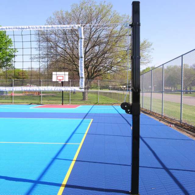 Fixed and Embedded Volleyball Poles