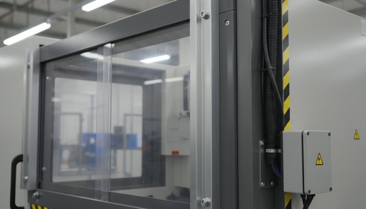 aluminum U channel used in industrial machine frames and guard panels