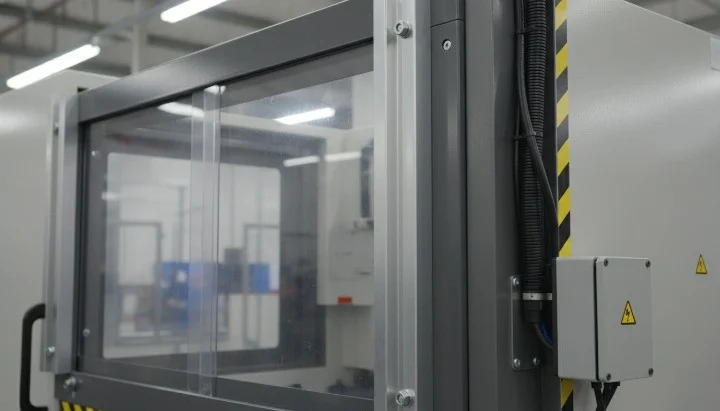 Deep aluminum U channel used in industrial machine frames and guard panels