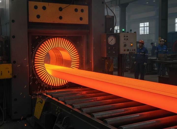 aluminum heat sink extrusion process in factory