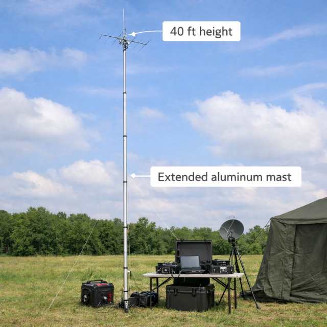 Telescoping Antenna Pole Manufacturer | 6063-T5 Mast OEM Telescoping Antenna Pole Manufacturer | 6063-T5 Mast OEM