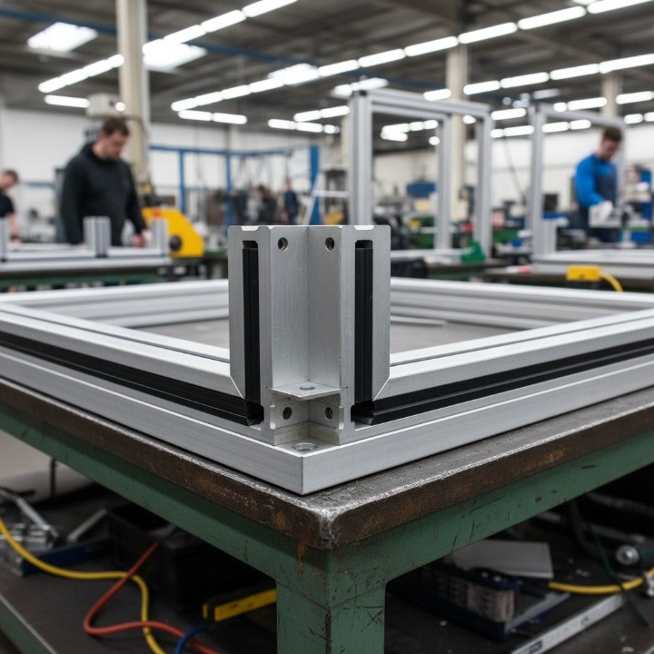 4040 V Slotted Aluminum Insert