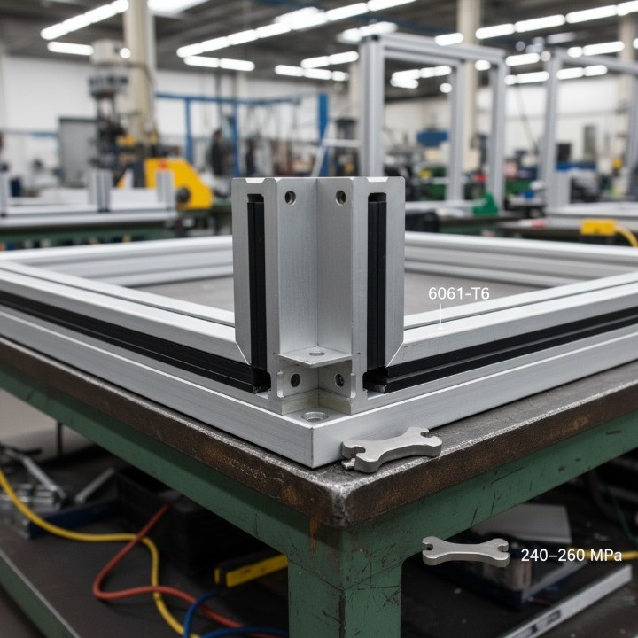 6061-T6 V Slotted Aluminum Insert