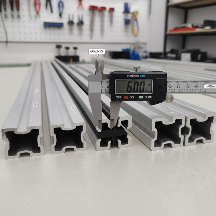 6063-T5 V Slotted Aluminum Insert