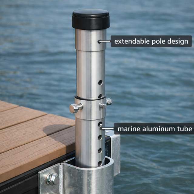 Extendable Aluminum Dock Poles