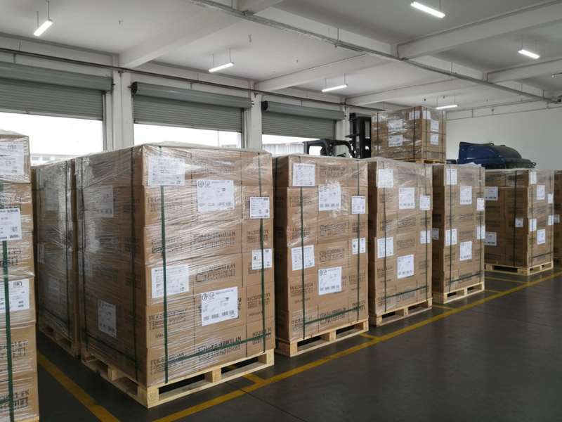 OEM aluminum extrusion products packaged for export shipment