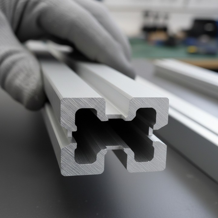 Sandblasted V Slotted Aluminum Insert