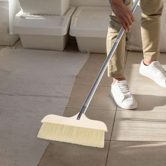 Manche de balai court en aluminium