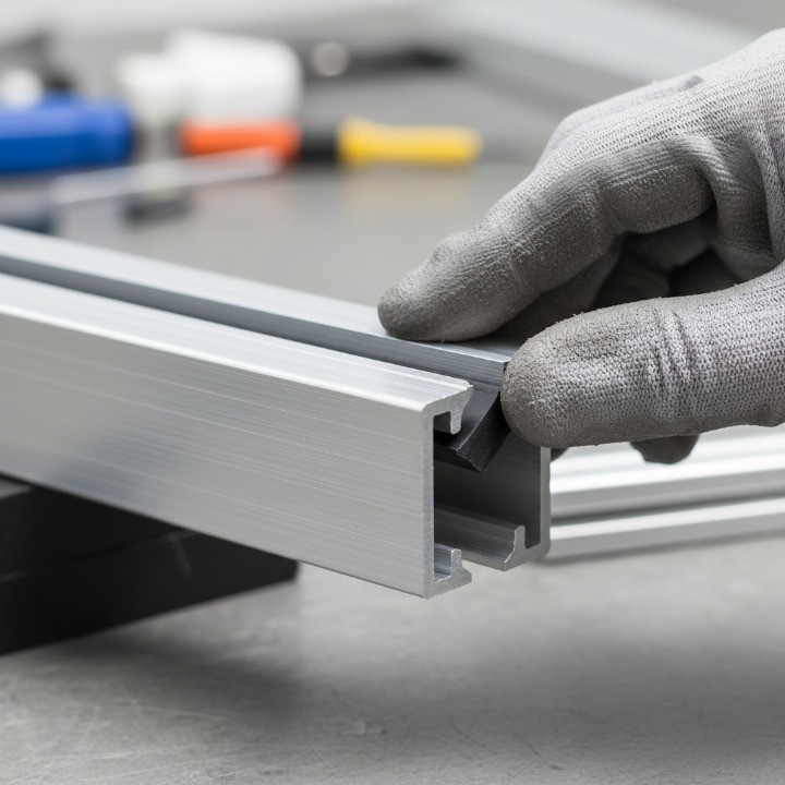 Snap-In V Slotted Aluminum Insert