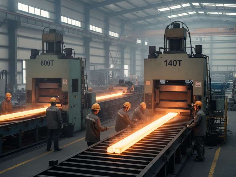 aluminum extrusion manufacturer production line with 800T and 1400T presses