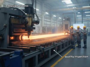 aluminum extrusion telescopic pole manufacturing quality inspection