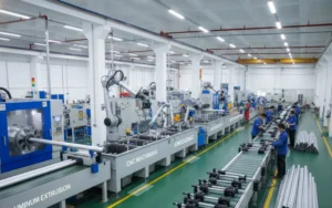 Aluminum Telescopic Extension Pole Manufacturing Process Extrusion Machining Anodizing and Assembly Line at Xingyong...