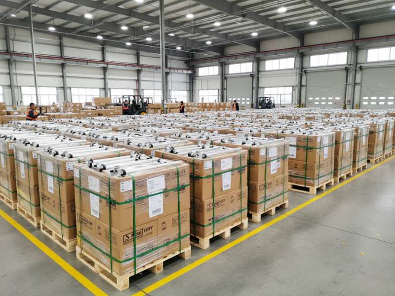 aluminum telescopic pole pool cover reel OEM production export packaging