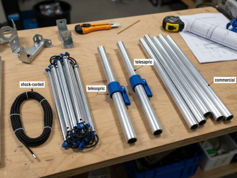 Aluminum tent poles