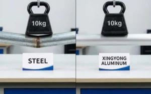 Zertifikat über den Vergleichstest der Steifigkeit von Poolabdeckungsrollen gemäß den Fertigungsrichtlinien von Xingyong