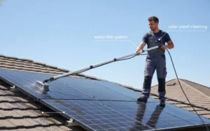 Verlängerungsstange für die Reinigung von Solarmodulen, wasserführendes Teleskopsystem für die OEM-Aluminiummastfertigung